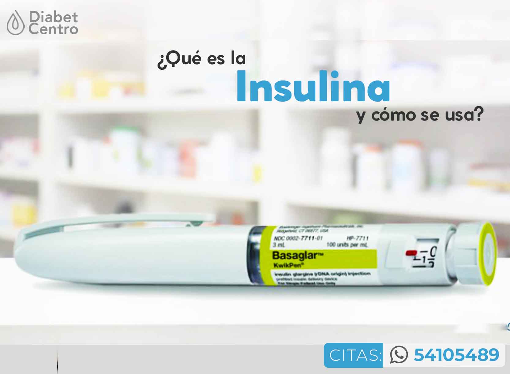 ¿Qué es la insulina y cómo se usa?