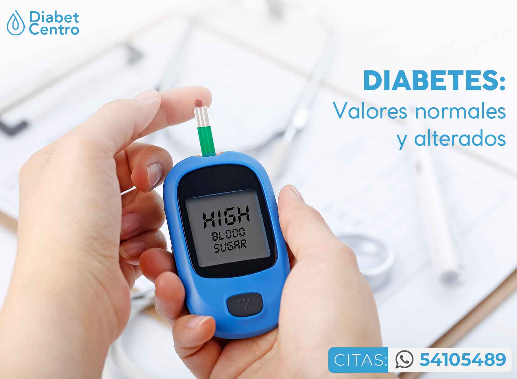 Diabetes: Valores normales y alterados