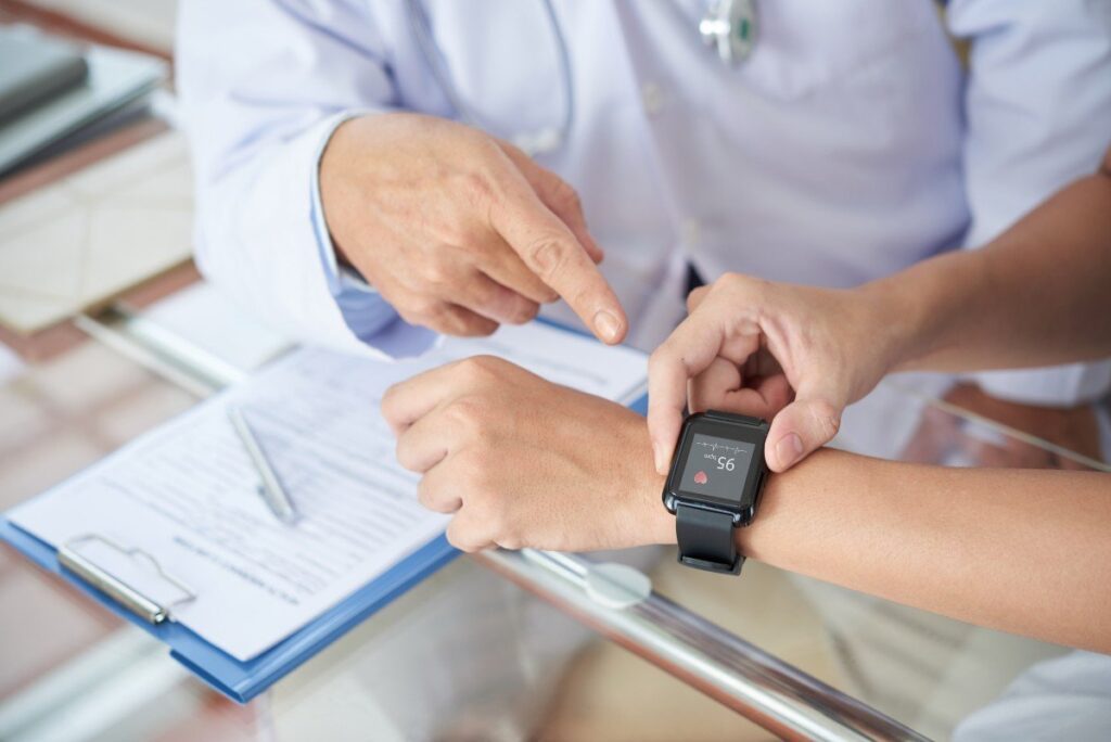 Consulta médica en una clínica