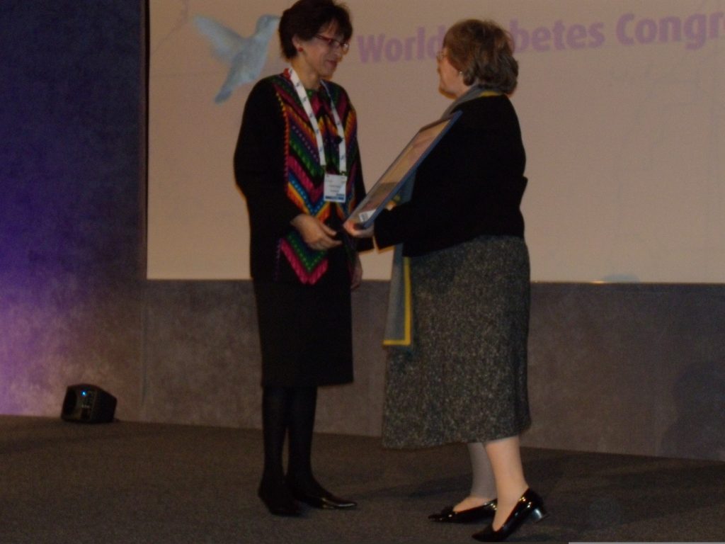 Dra. Fabiola Prado en el congreso de Montreal, 2009