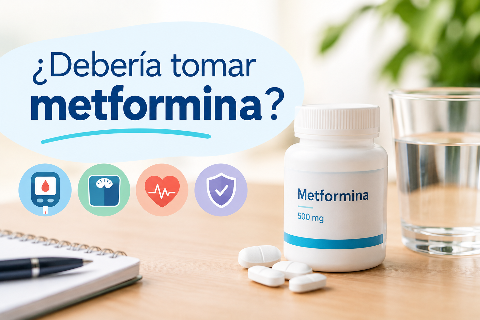 La metformia es un medicamento, debe emplearse solo con indicación médica